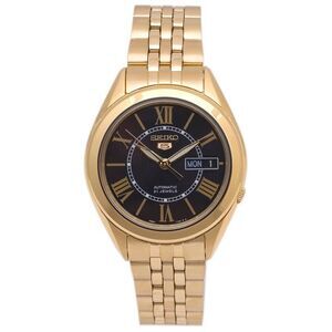 Seiko Men's Series 5 Vintage Black Dial Watch - SNKL40K1